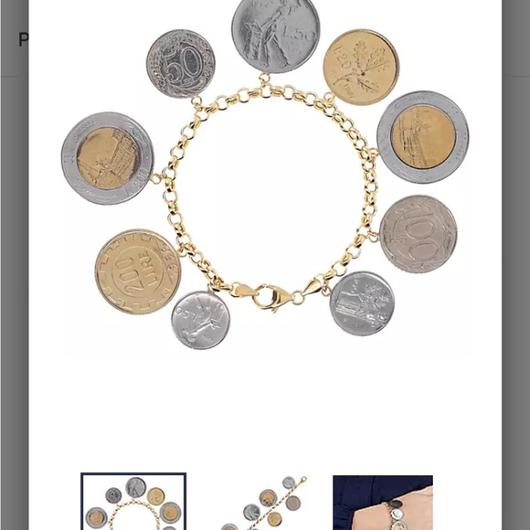 NWOT Effy Lire charm bracelet and medallion necklace - Picture 3 of 7